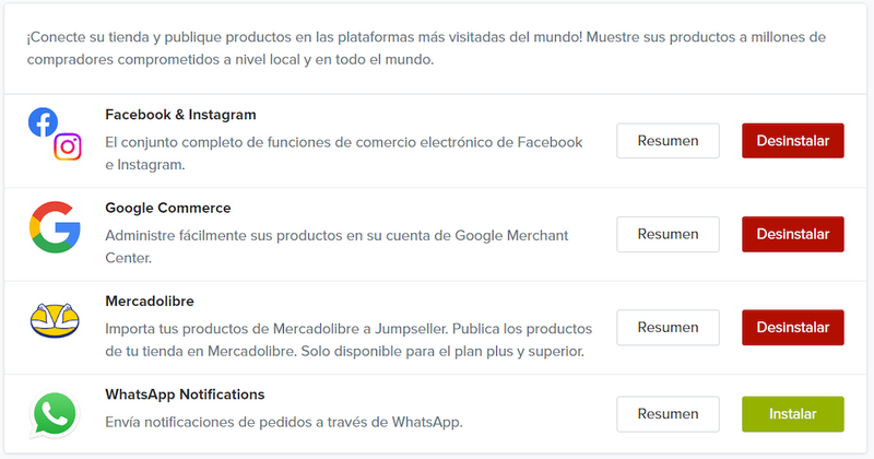 canales de venta